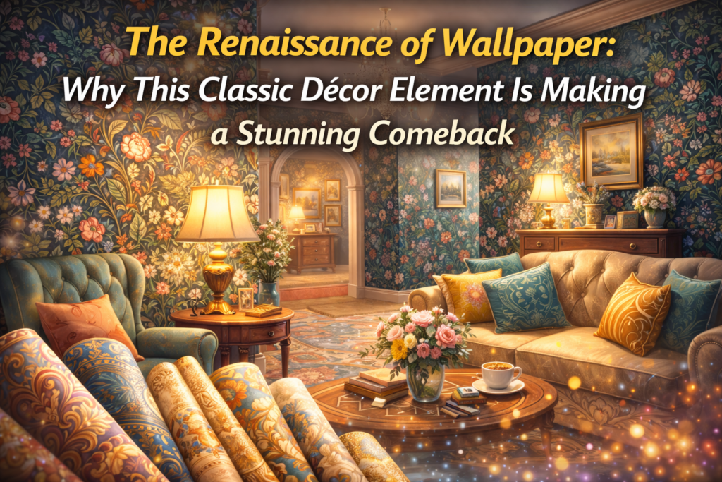The Renaissance of Wallpaper- Why This Classic Décor Element Is Making a Stunning Comeback